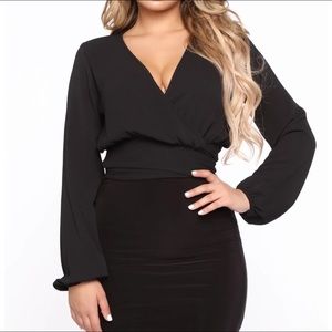 FashionNova Little White Lies Top